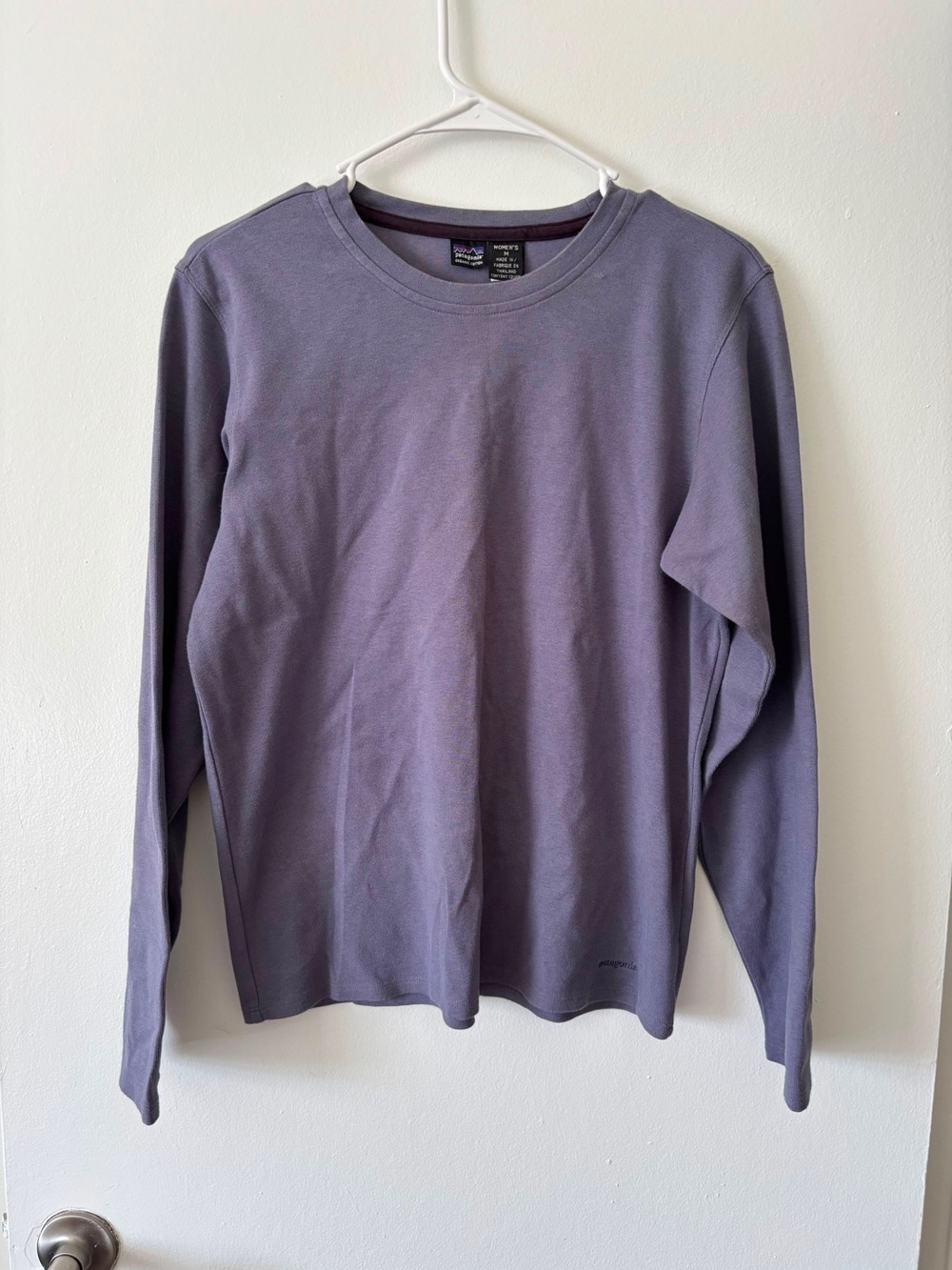 Patagonia Women's Long-Sleeve Crewneck in Dusty Lavender